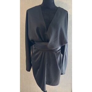 asos design leather look puff sleeve zip through midi dress I Think This Is the Best Dress From ASOS Right Now